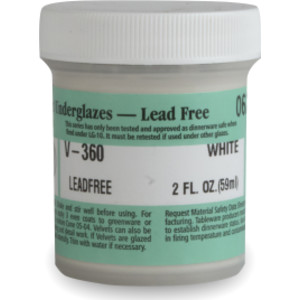 Velvet Underglaze, 2 oz, White V-360