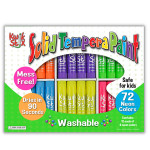Kwik Stix&trade; Tempera Paint Sticks Classpack, Neon Color, Pack of 72 TPG626