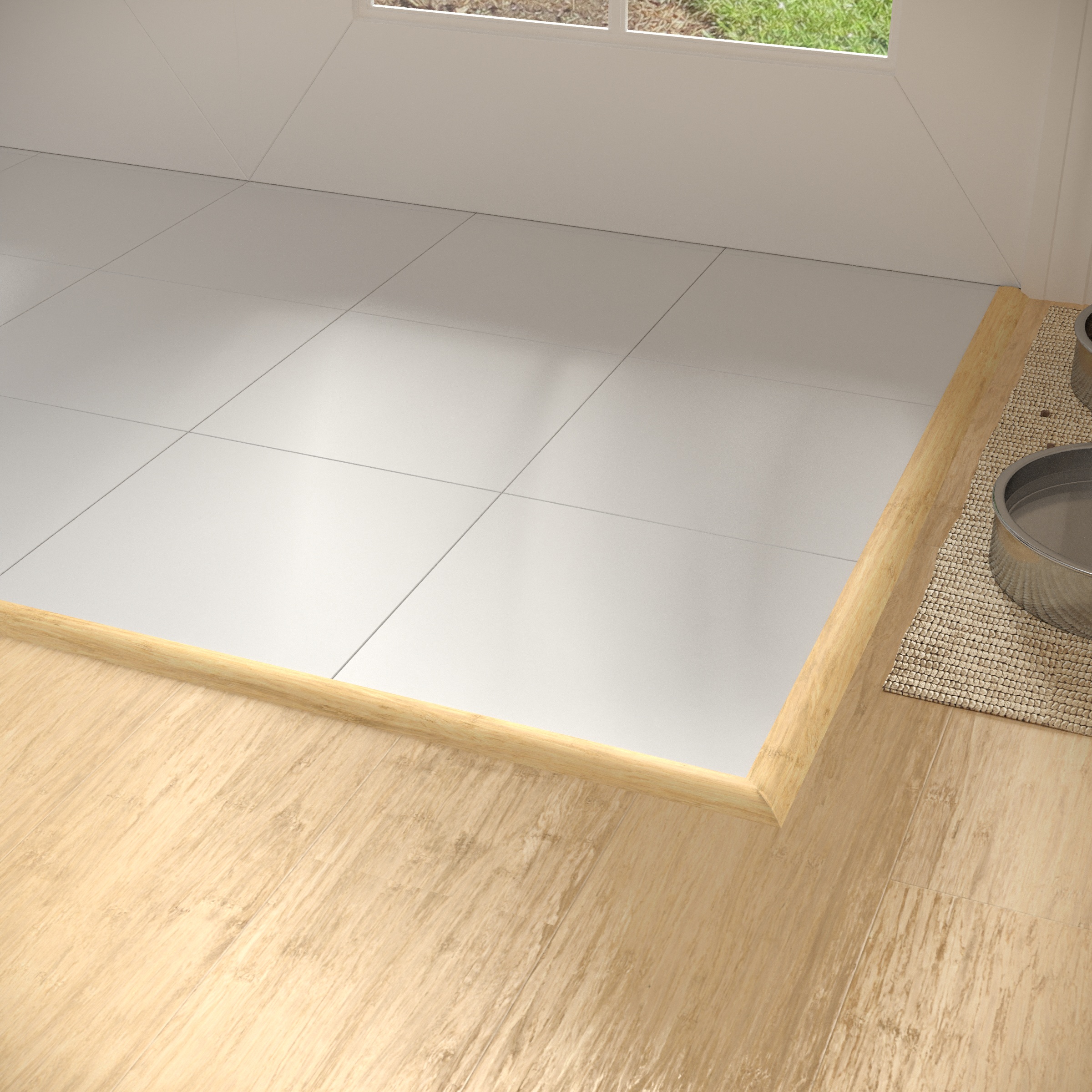 Natural Cali Bamboo Reducer Overlap view 2