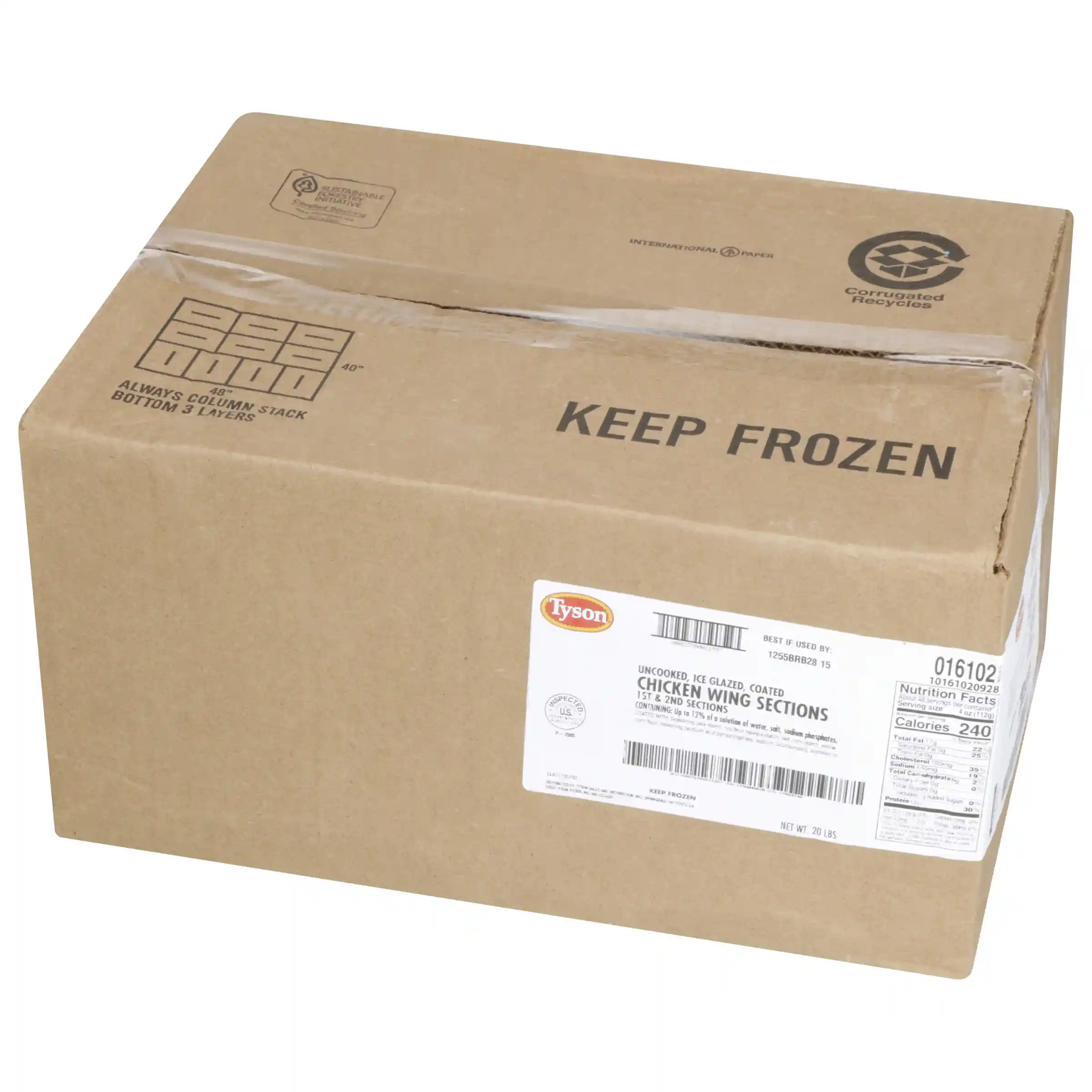 Tyson® IF Coated Bone-In Chicken Wing Sections, Jumbo_image_5