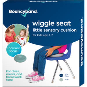 Little Wiggle Seat Sensory Cushion, Silver