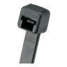 Pan-Ty® PLT2S-C20 Cable Tie, Black, PA6.6, 7.4"L, 50lb, PK100