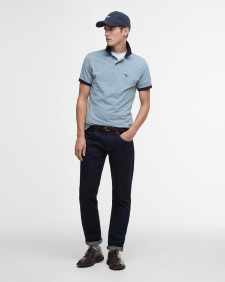 Lynmouth Tipped Polo Shirt Lead