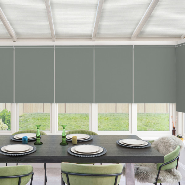 Warren Dark Grey Roller Blind