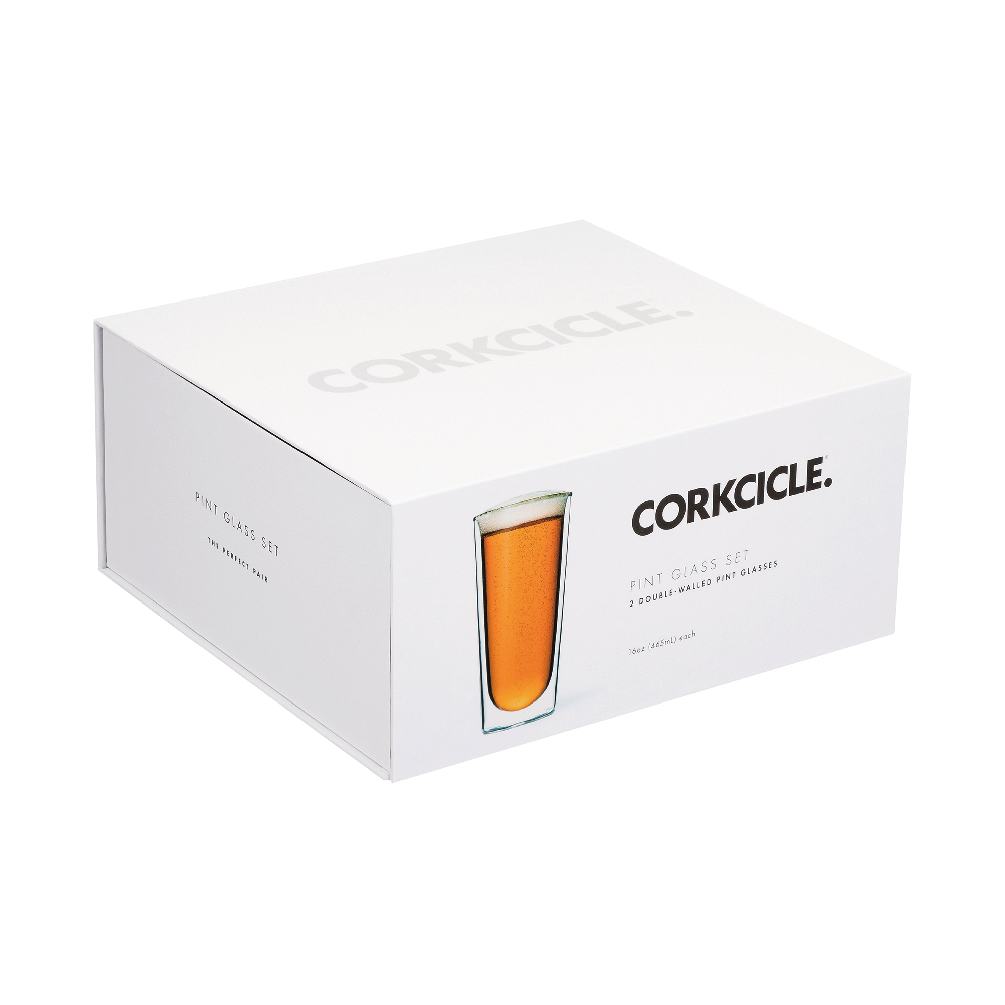 CORKCICLE&#174; Pint Glass Set &#40;2&#41;-CORKCICLE