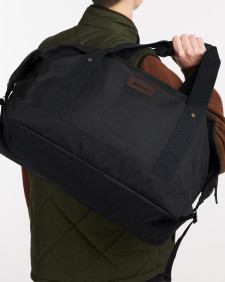Essential Waxed Holdall Classic Navy