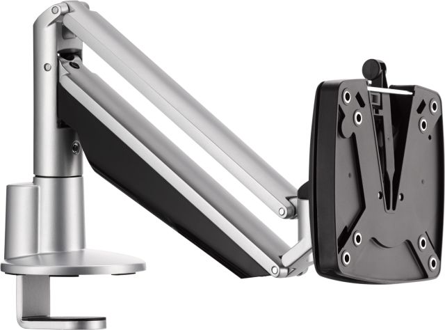 Novus CLU I is designed to enhance comfort by elevating a monitor to its ideal viewing position