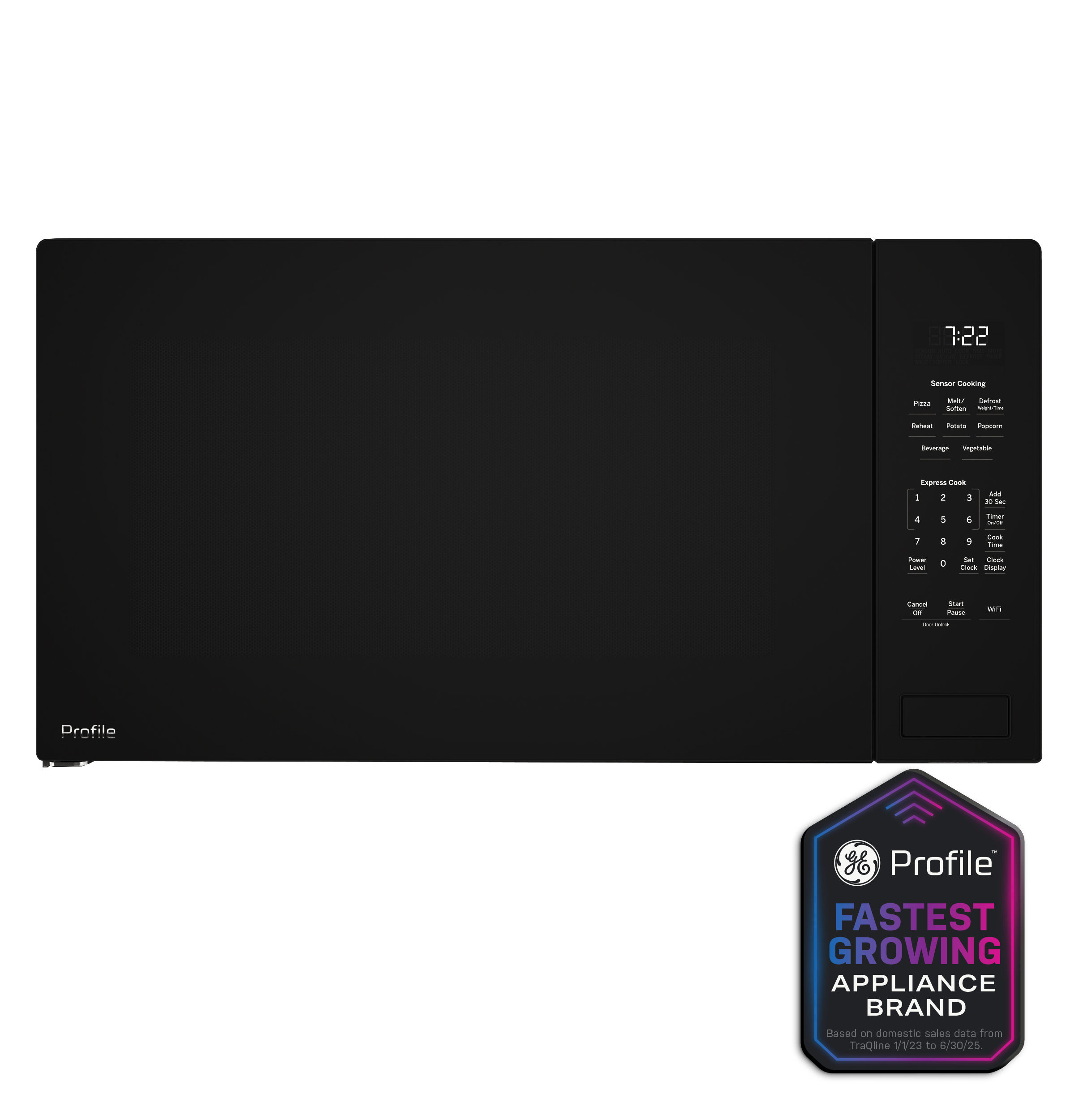 GE Profile™ 2.2 Cu. Ft. Built-In Sensor Microwave Oven