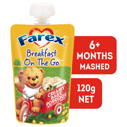  Farex® Breakfast On The Go Creamy Baby Porridge 120g 6+ Months 