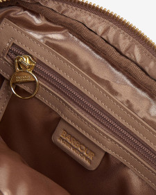 Sloane Quilted Crossbody Bag Camel