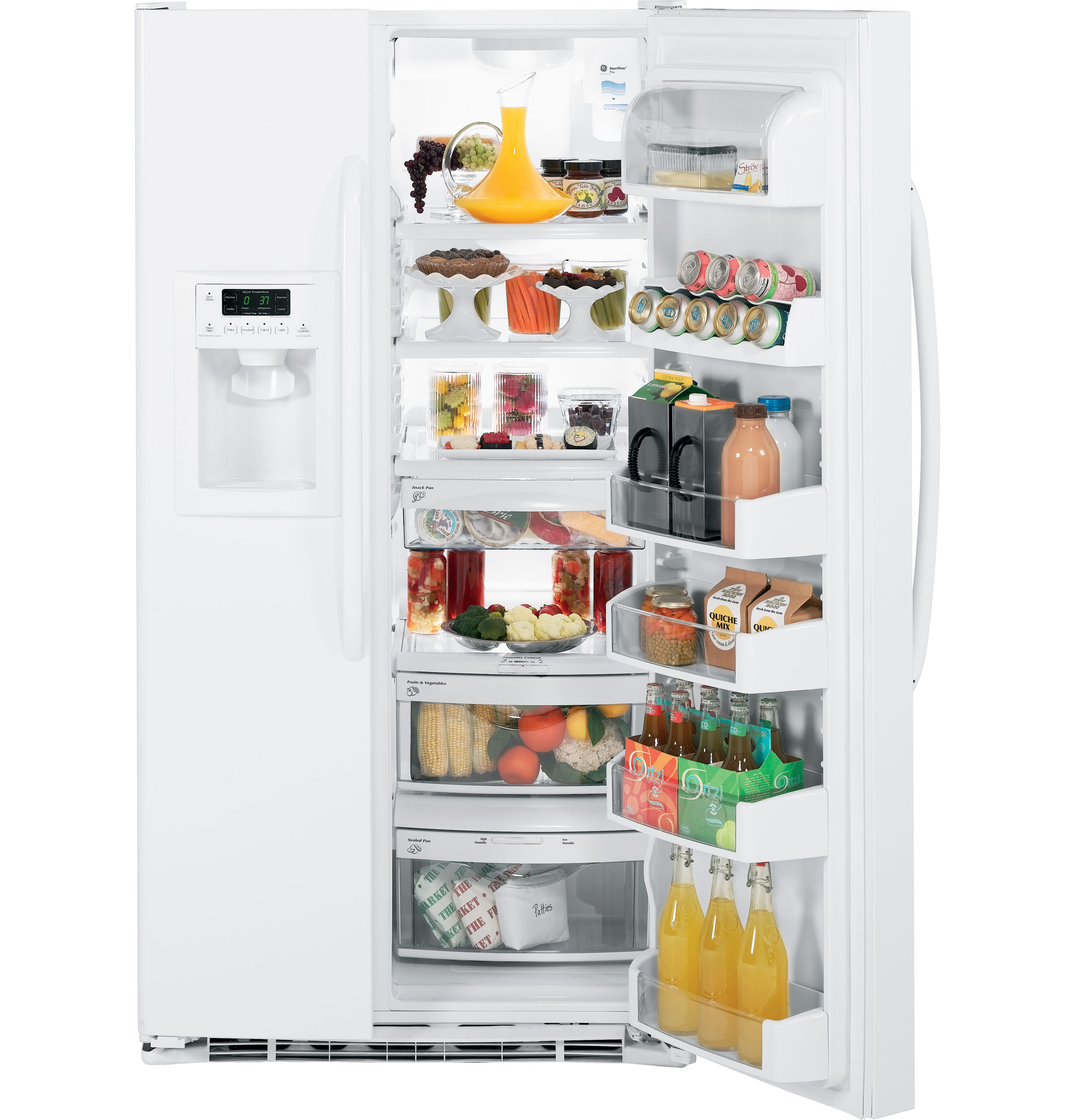 GE® ENERGY STAR® 23.1 Cu. Ft. Side-By-Side Refrigerator with Dispenser