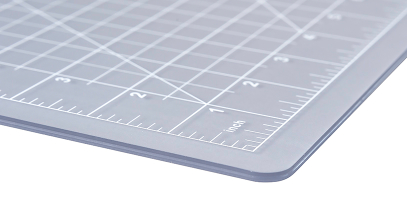 1/8" PVC construction protects work surfaces from scratches, dents, and messes.