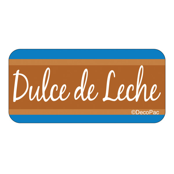 Dulce De Leche Label PhotoCake® Edible Image® Merchandising Label
