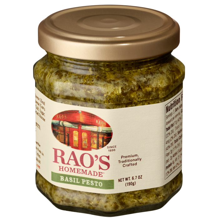 Basil Pesto Sauce, 6.7 oz - Right angle Image