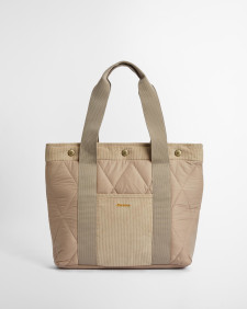 Healy Quilted Tote Bag Light Sand