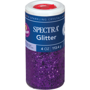 Arts & Crafts Glitter, Purple, 4 oz, 1 Jar