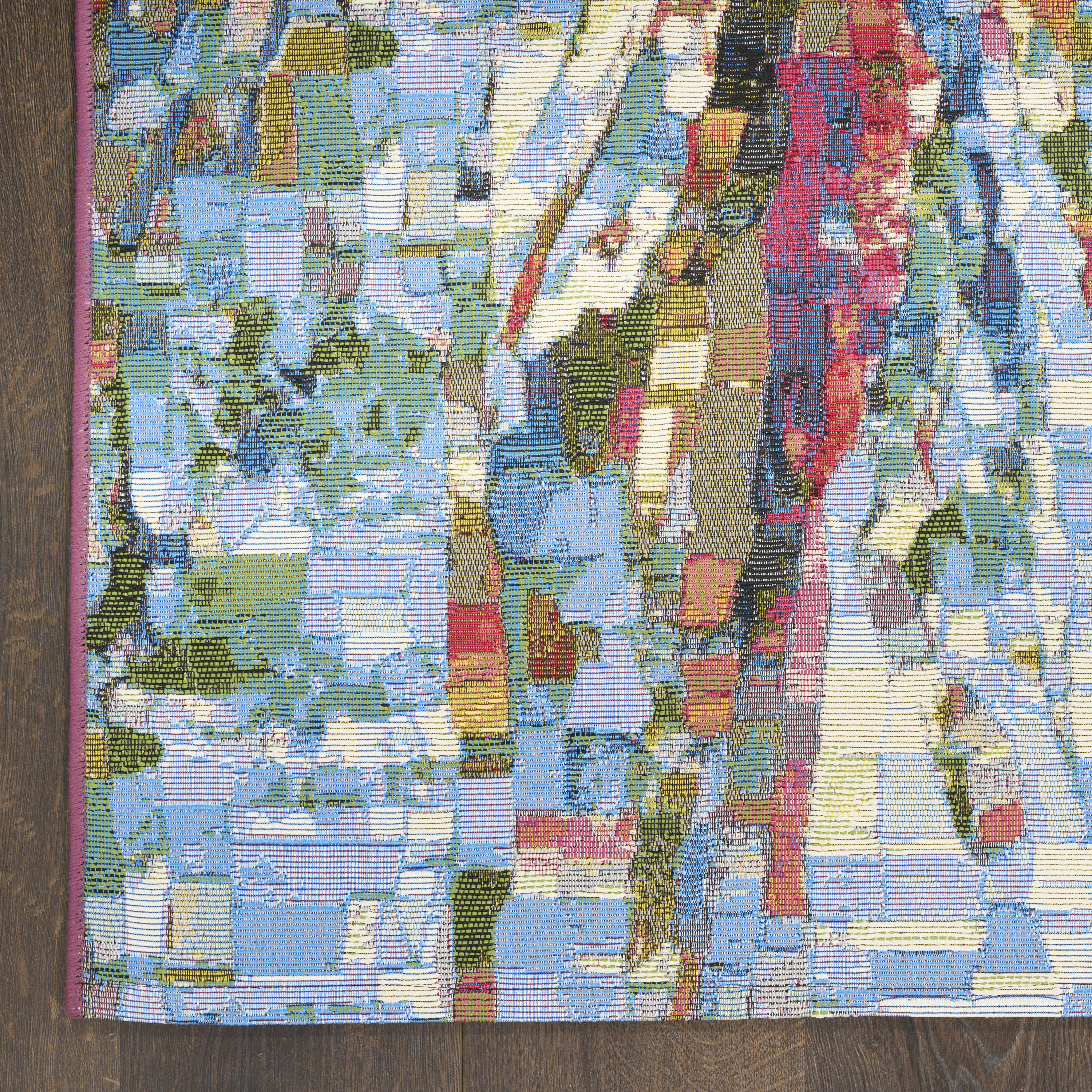 Nourison Color Splash 4' x 6' Multicolor Coastal, Nautical & Beach Rug