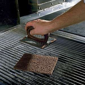 3M, Scotch-Brite, Heavy Duty Griddle Pad 82, Rectangle, 5.5"x4.5", Brown