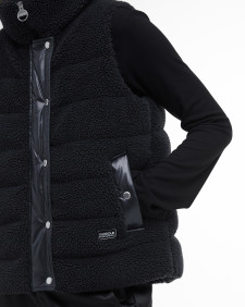 Archer Fleece Gilet Classic Black