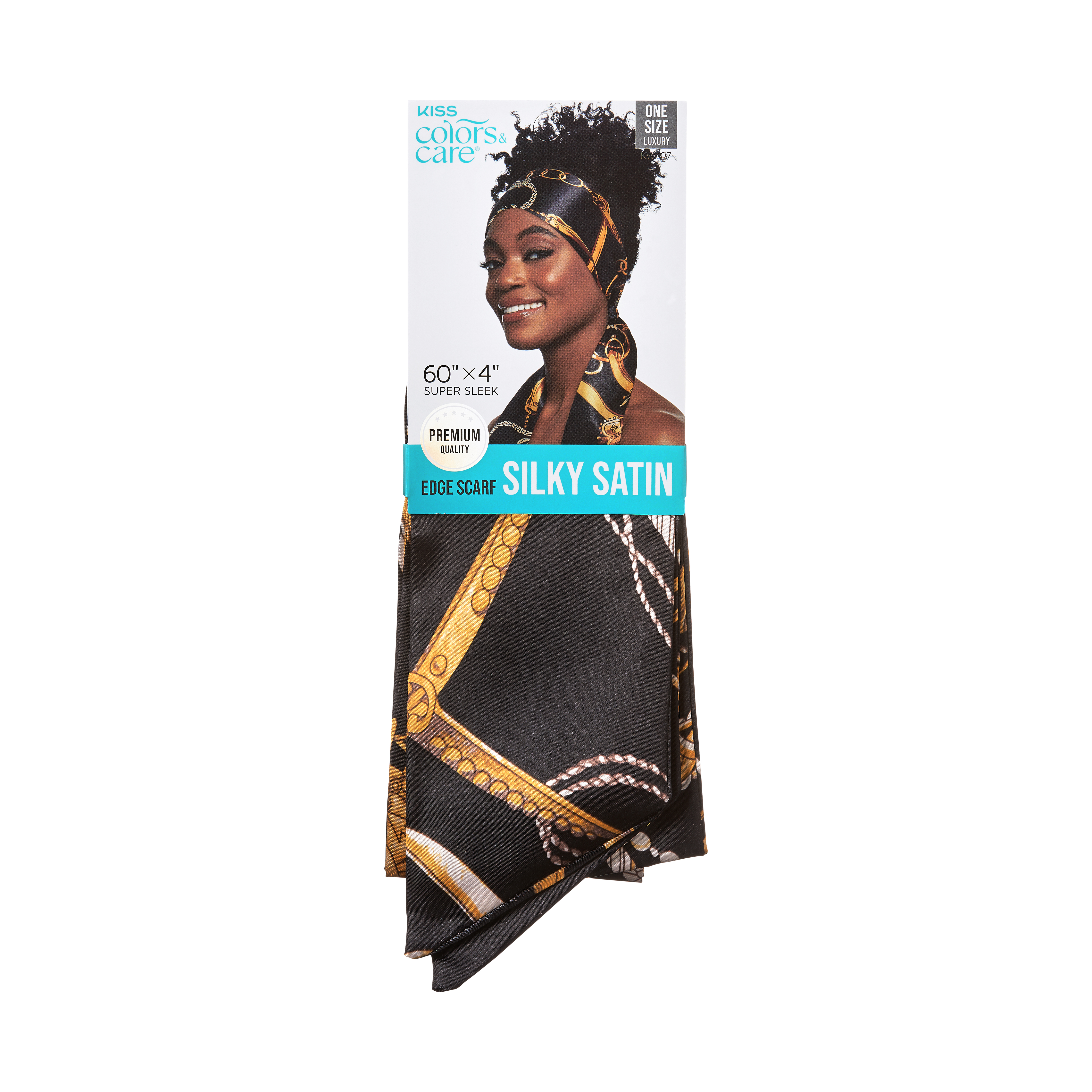 Silky Satin Edge Scarf