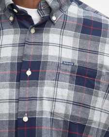 Fortrose Tailored Long-Sleeved Shirt Blue Granite