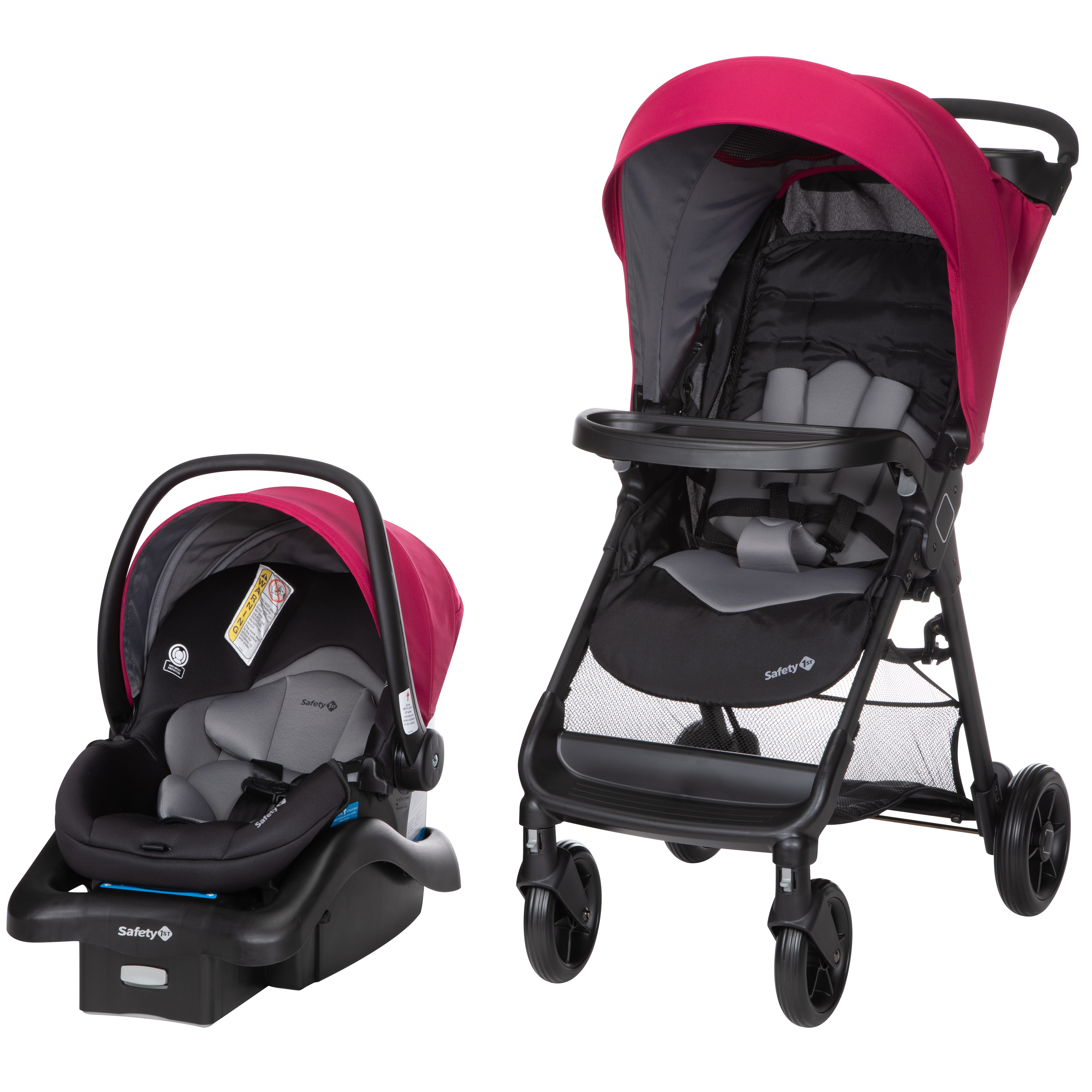 Safety 1st Smooth Ride Stroller Travel System with QuickClick Technology