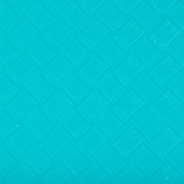 14" x 18" polypropylene fast-food tray in teal