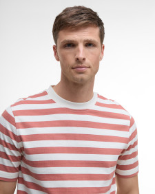 Charlton Relaxed Striped T-Shirt Earth Pink