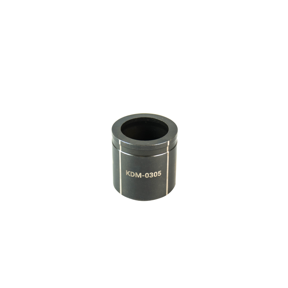30.5 mm Knockout Die.  Optimized for widest range of materials and drivers.  Alignment markings for improved accuracy.  Laser markings for quick part identification.  Made in USA
