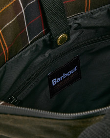Field Waxed Backpack Olive-Black