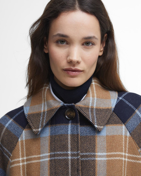 Wollmantel Kira Tartan