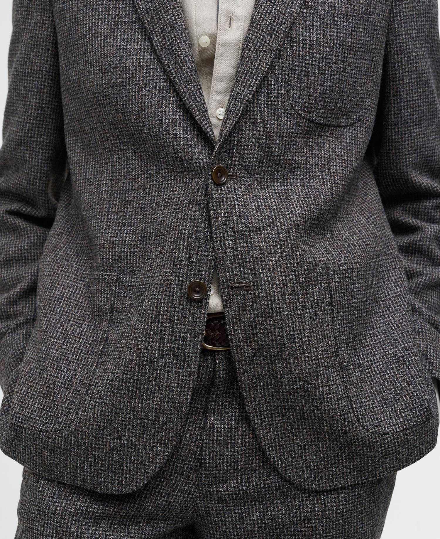 Textured Tweed Suit Jacket image number 5