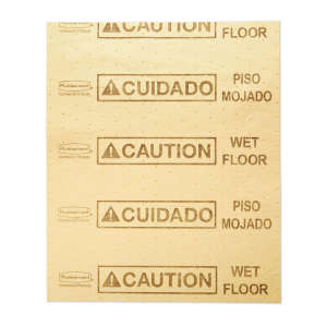 Rubbermaid Commercial, Over the Spill, Over-The-Spill Large Absorbent Pads, 20" x 16.5", Yellow