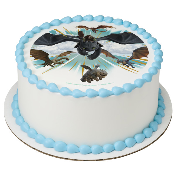 DreamWorks How to Train Your Dragon Chase the Wind PhotoCake® Edible Image®
