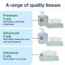 Tork, Advanced Soft, Facial Tissue, 2 ply, White