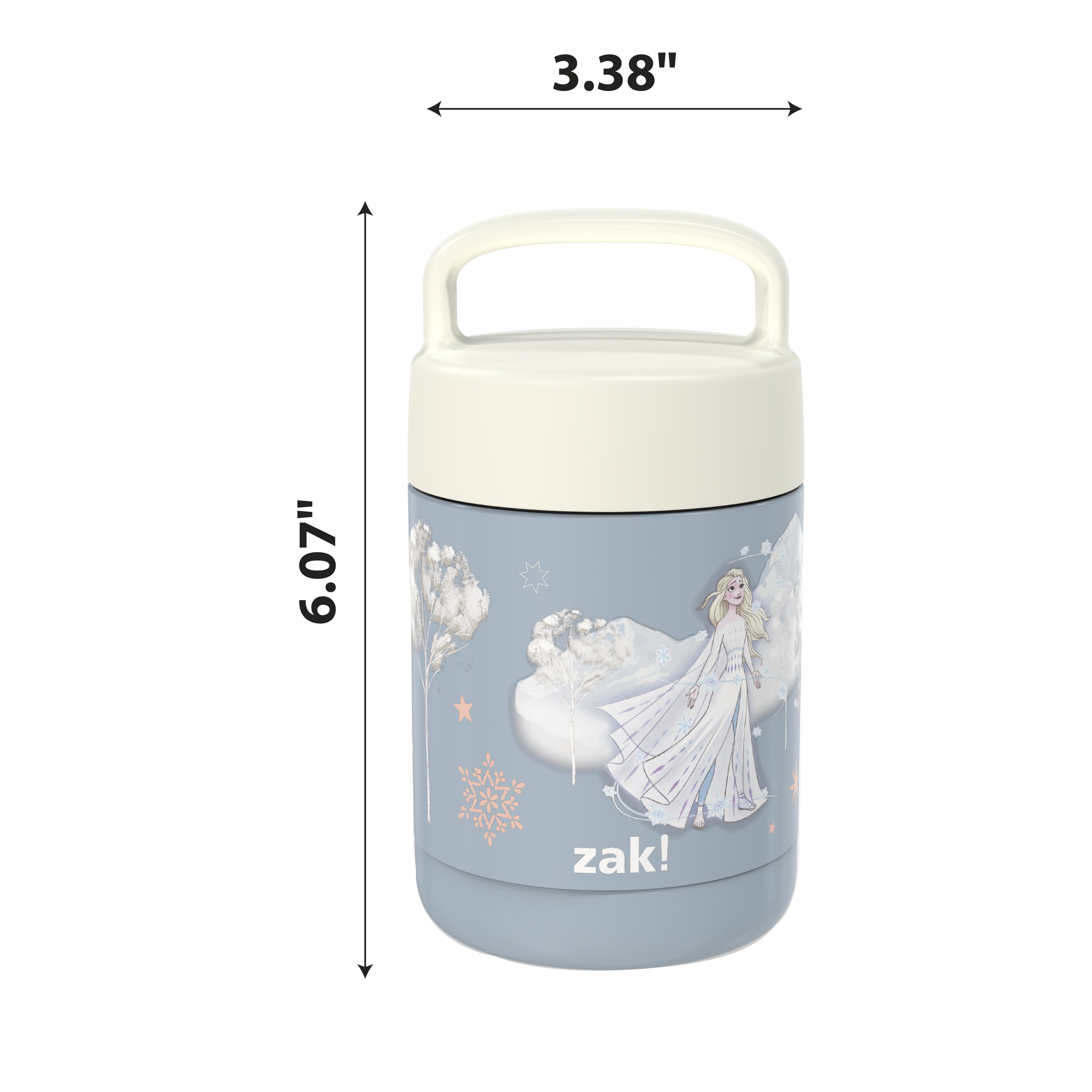 Disney Frozen 2 Movie Reusable Vacuum Insulated Stainless Steel Food Container, Elsa slideshow image 9