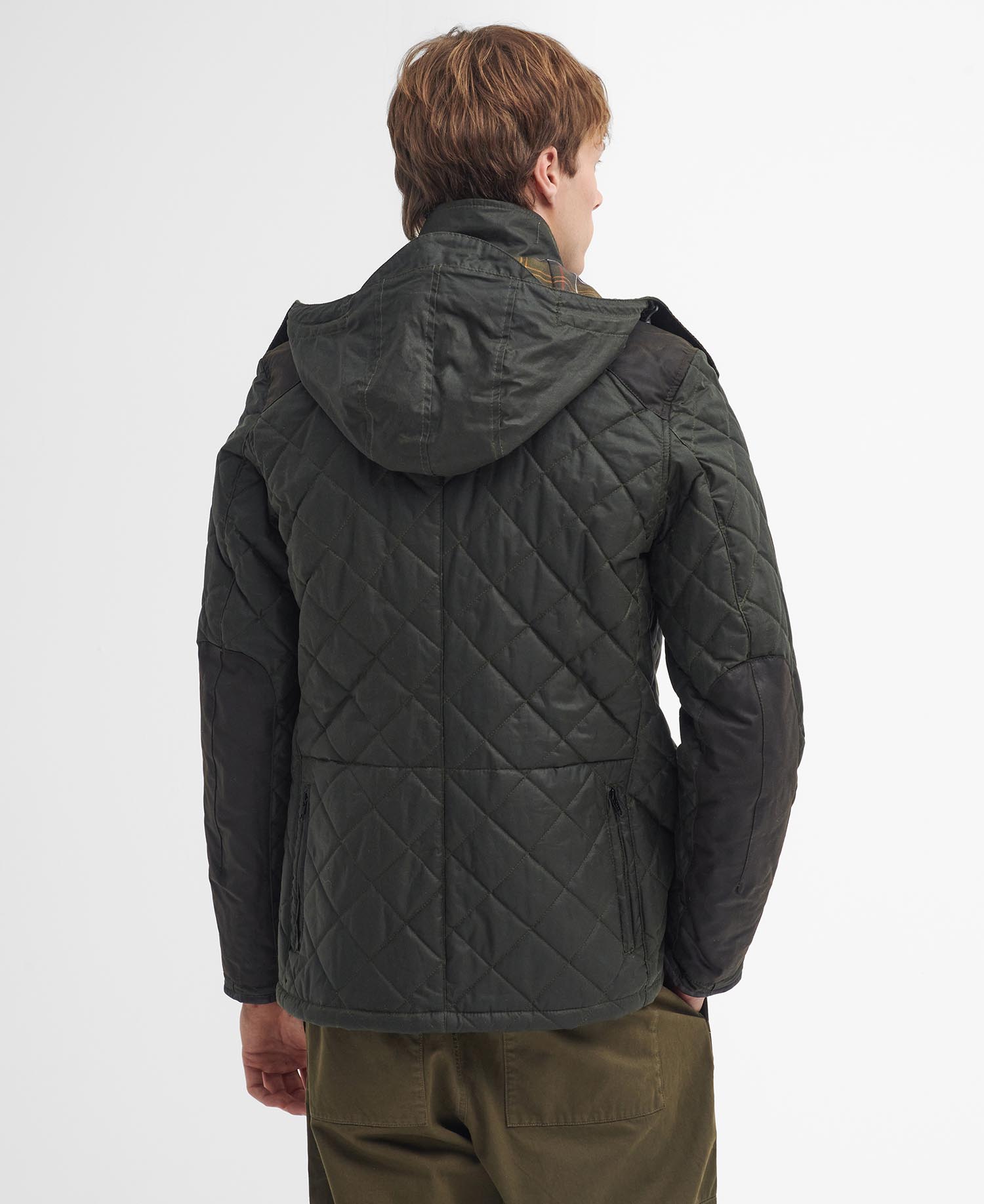 Barbour x TO KI TO Driving Quilted Waxed Jacket image number 2