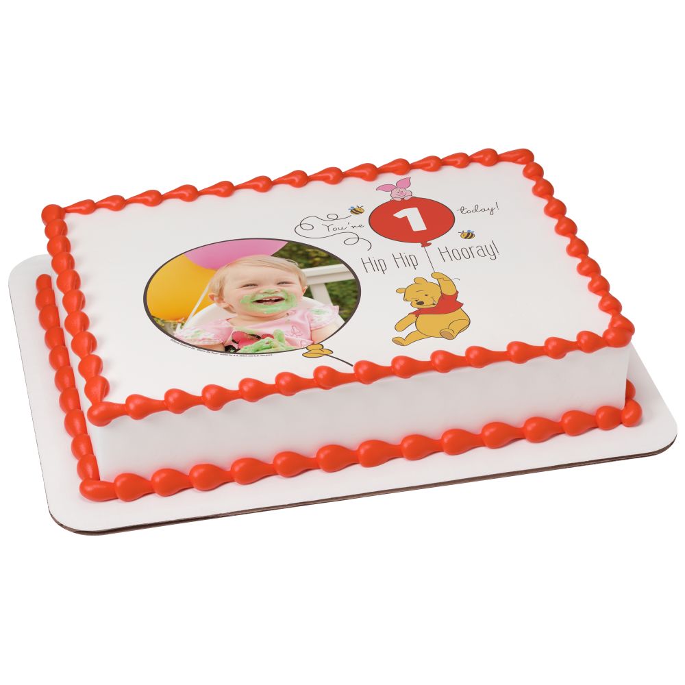 Image Cake Disney Baby Winnie the Pooh You're 1 Today!
