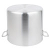 20-quart Arkadia™ aluminum stockpot in natural finish