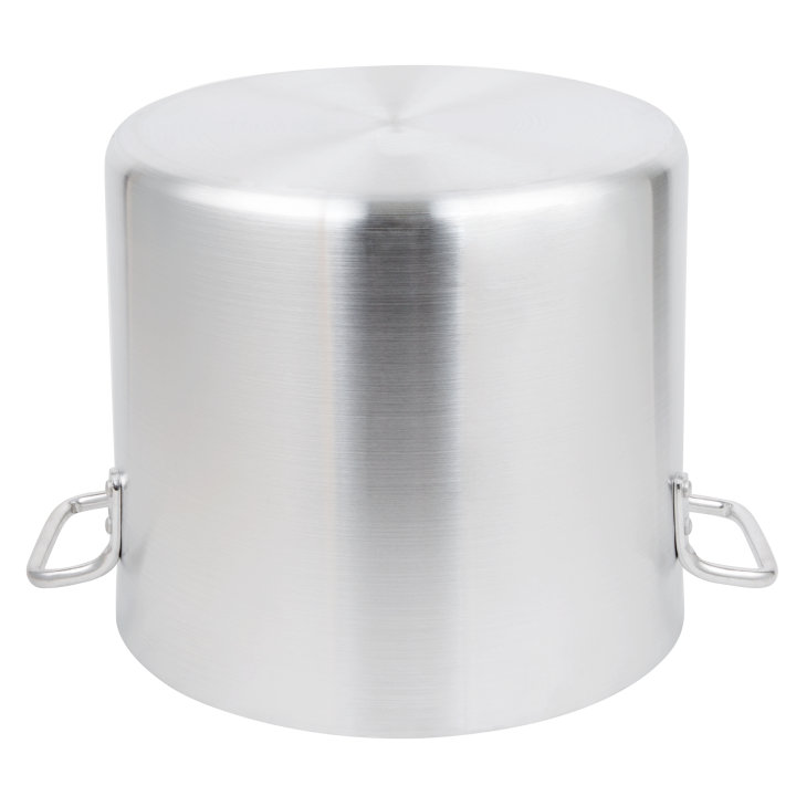 20-quart Arkadia™ aluminum stockpot in natural finish
