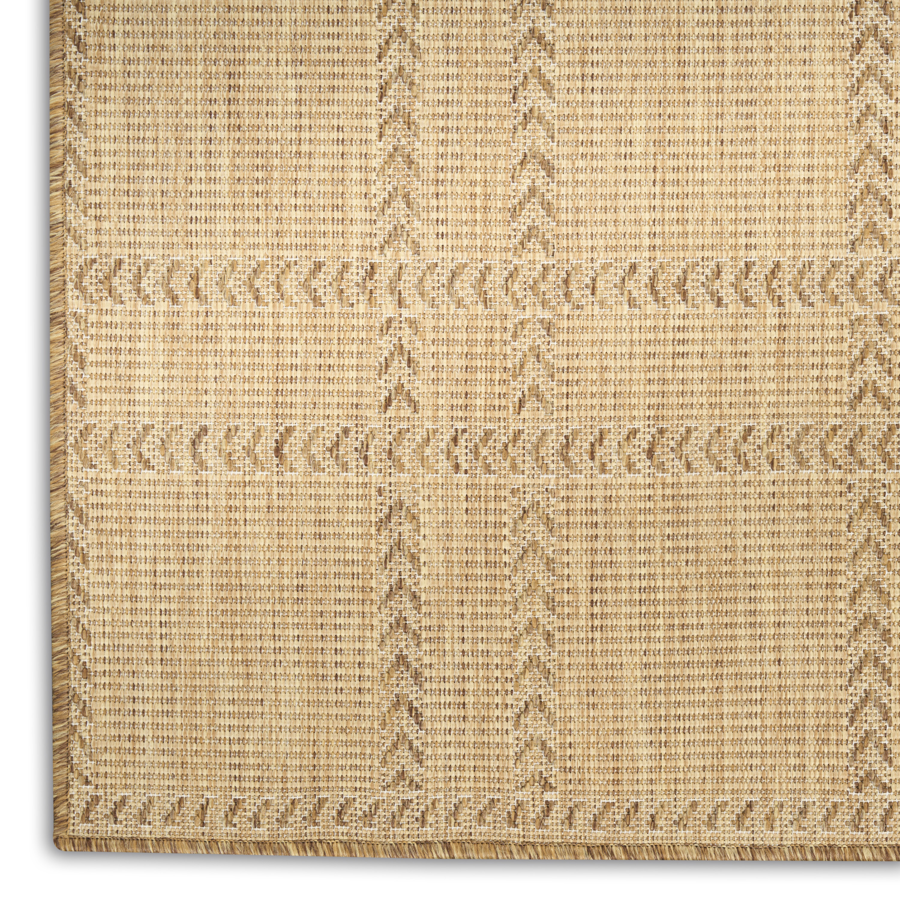 Nourison Horizon Indoor/Outdoor 9' x 12' Natural Modern Rug