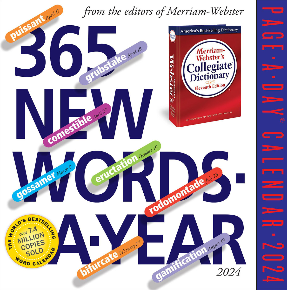 365 New WordsAYear PageADay 2024 Calendar