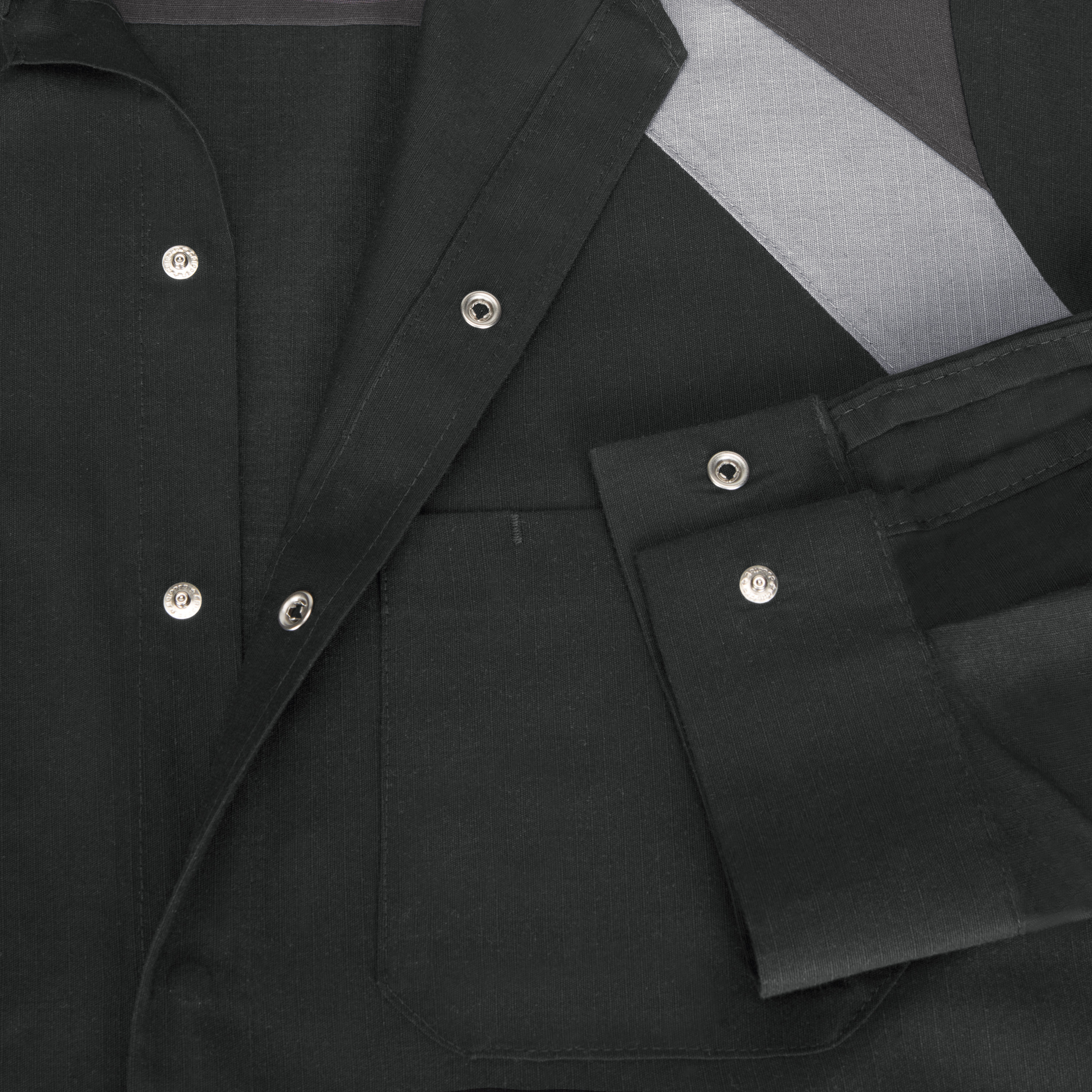 Red Kap Men's Long Sleeve Tri-Color Shop Shirt - Picture 10 of 16