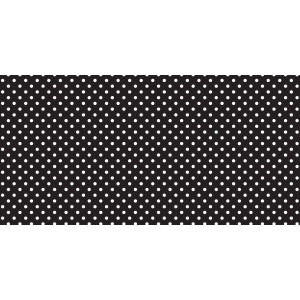Bulletin Board Art Paper, Classic Dots-Black & White, 48" x 50', 1 Roll