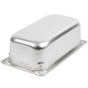 Third-size 4-inch-deep Super Pan V® stainless steel steam table pan