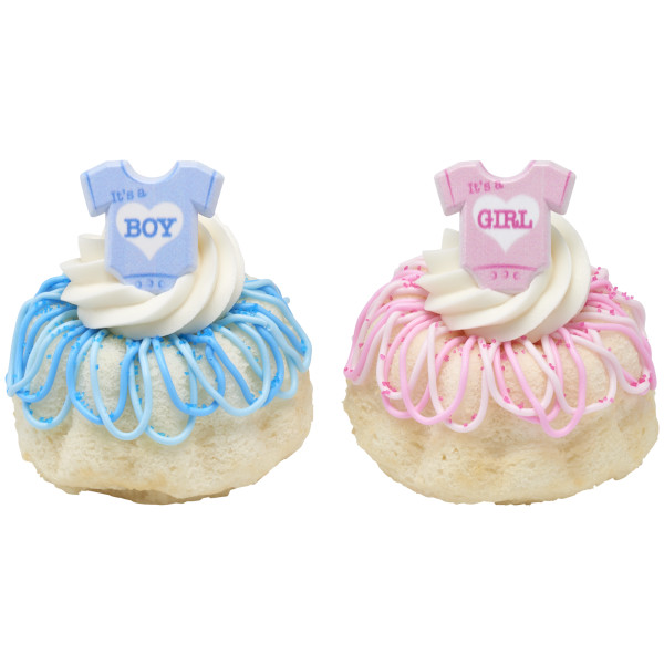 It's a Girl Cupcake Rings