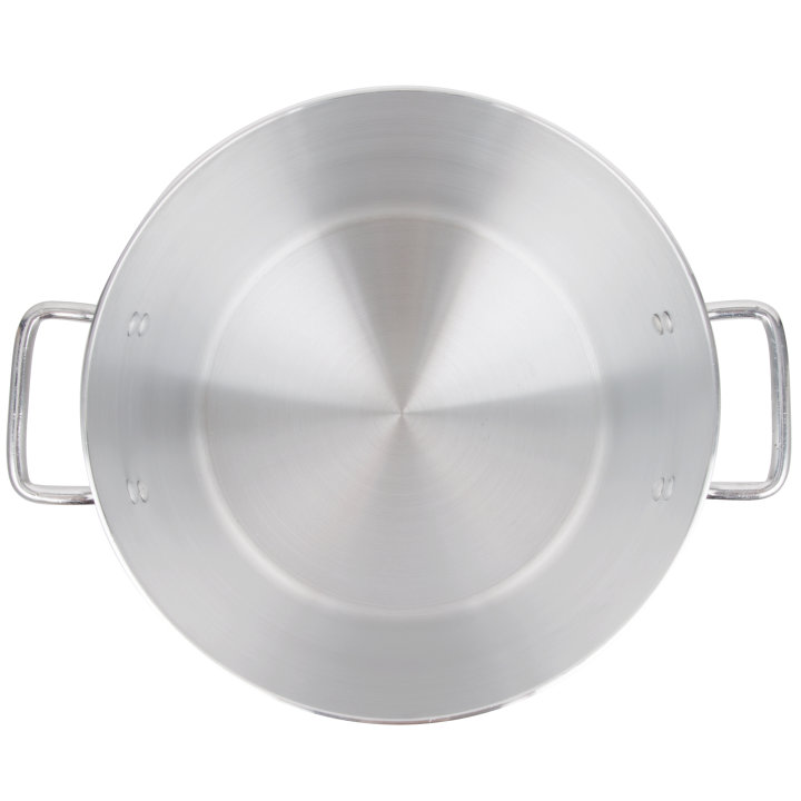 20-quart Arkadia™ aluminum stockpot in natural finish
