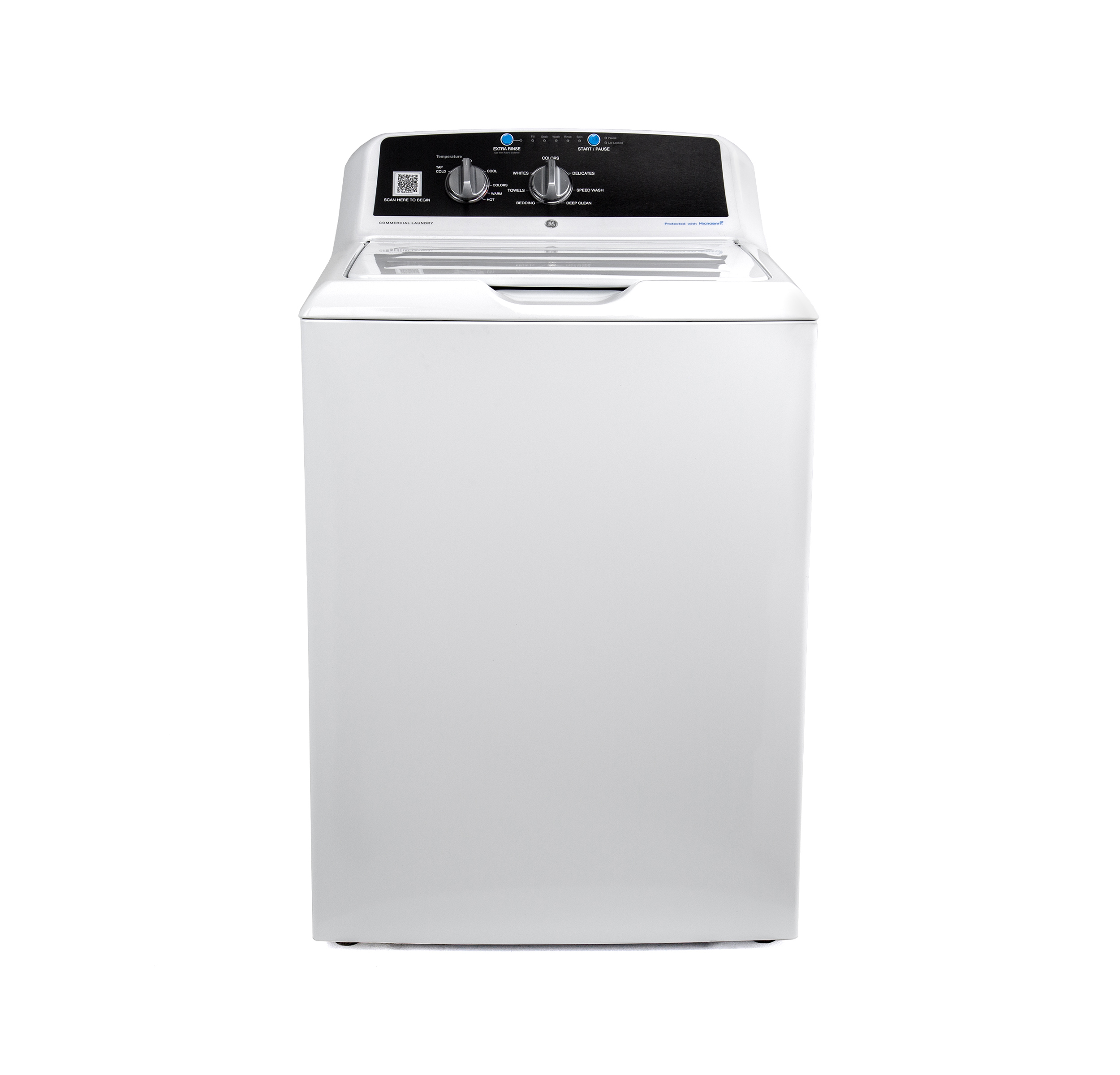 GE® 4.2 cu. ft. Capacity Commercial Washer with Stainless Steel Basket, Built-In App Payment System SITE WIFI REQUIRED