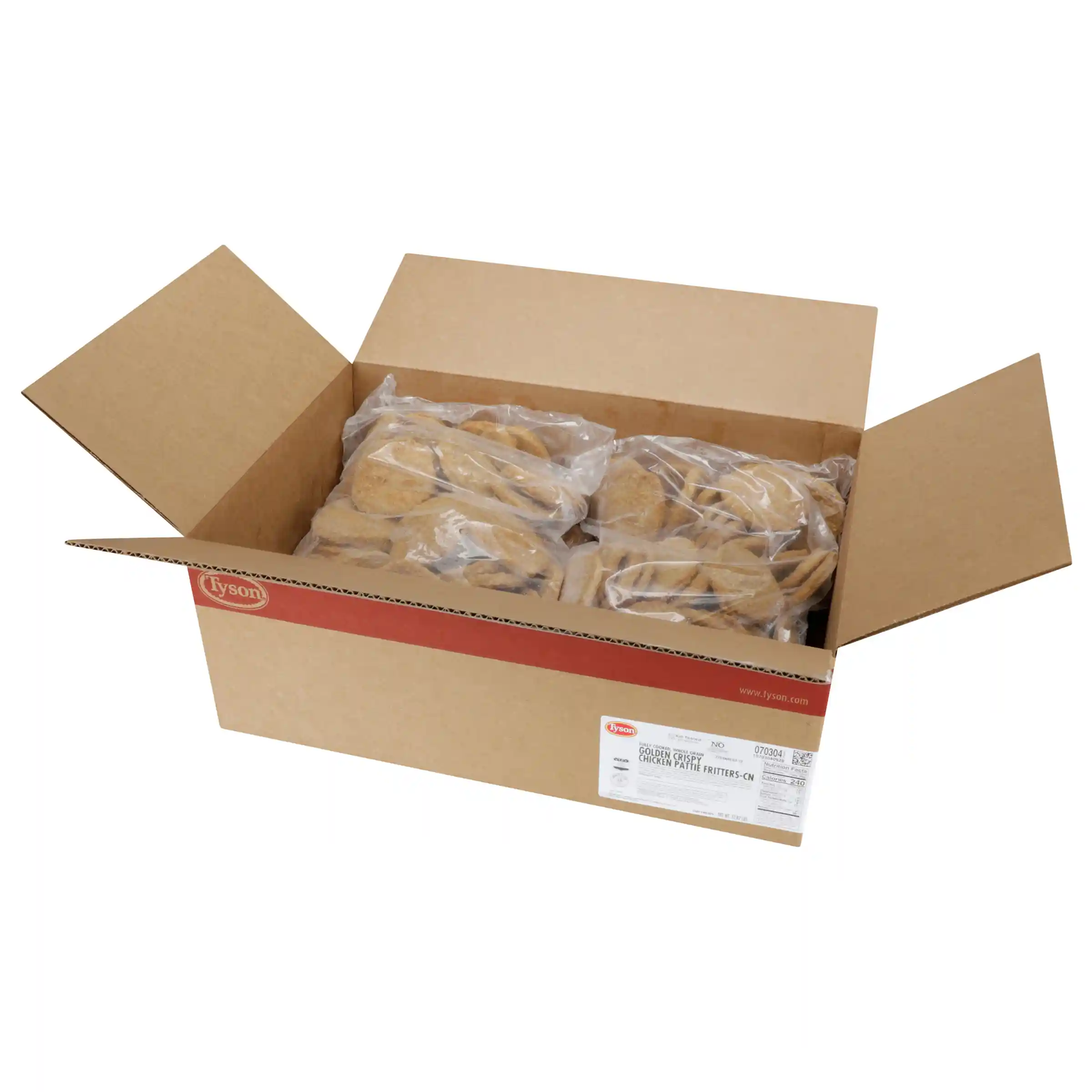 Tyson® Fully Cooked Whole Grain Breaded Golden Crispy Chicken Patties, CN, 3 oz._image_4