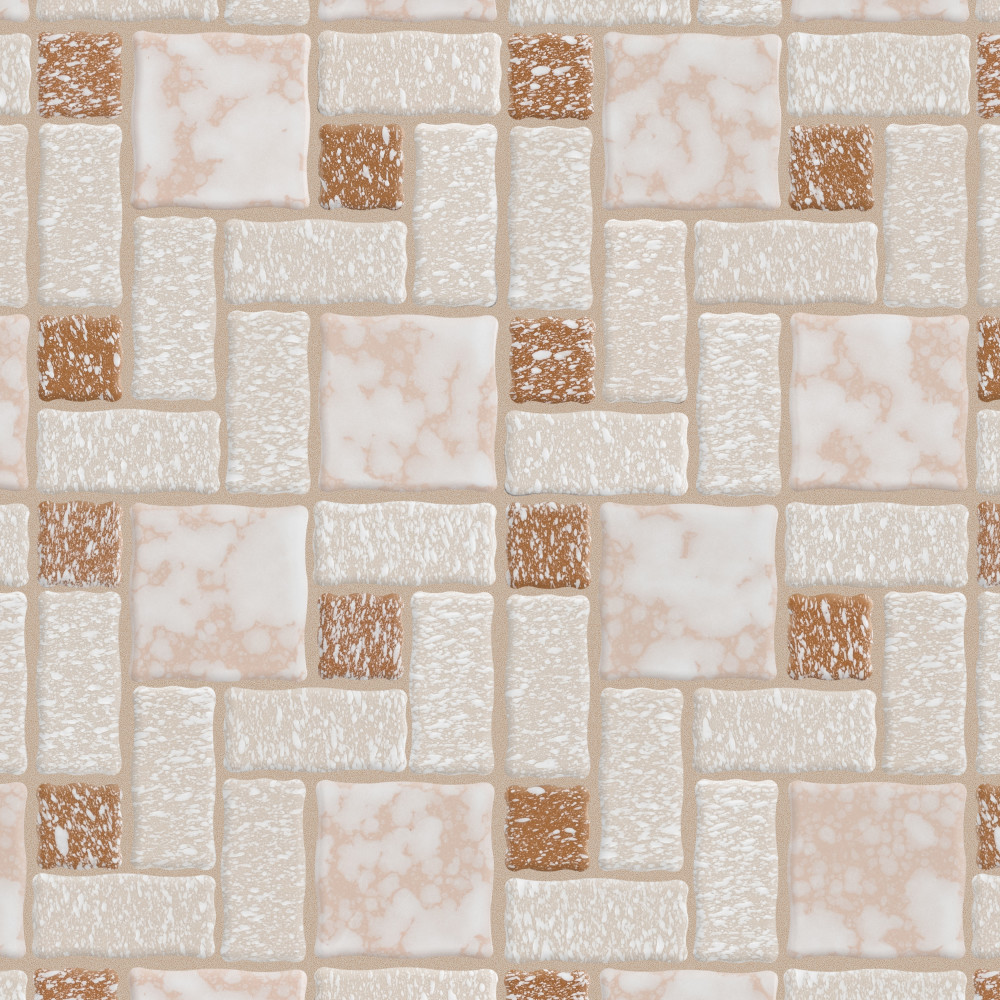 Academy Beige 11.88x11.88 Square Porcelain Floor and Wall Digital Pattern